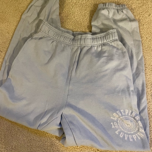 Victoria’s Secret Pink Sweat pants| Size:XS | Light Blue | - Picture 1 of 3